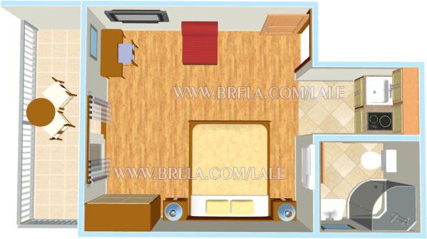 Apartmans Lale Brela Ngoại thất bức ảnh